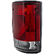 Passenger Side Tail Light, with Bulb, Halogen, Clear and Red Lens