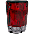 Passenger Side Tail Light, with Bulb, Halogen, Clear and Red Lens, CAPA CERTIFIED