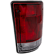 Passenger Side Tail Light, with Bulb, Halogen, Clear and Red Lens, CAPA CERTIFIED