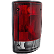 Driver Side Tail Light, with Bulb, Halogen, Clear and Red Lens
