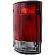 Driver Side Tail Light, with Bulb, Halogen, Clear and Red Lens