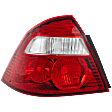 2007 Ford Five Hundred - Driver Side Halogen Tail Light, Without bulb(s), OE Replacement