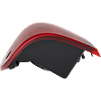 Passenger Side Tail Light, without Bulb, Halogen, Clear and Red Lens, CAPA CERTIFIED