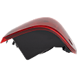 Driver Side Tail Light, without Bulb, Halogen, Clear and Red Lens, CAPA CERTIFIED