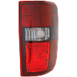 Driver Side Tail Light, without Bulb, Halogen, Red and Smoked Lens, Harley-Davidson Edition Model, Production Date From August 9 2005, Styleside