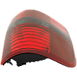 Driver Side Tail Light, without Bulb, Halogen, Red and Smoked Lens, Harley-Davidson Edition Model, Production Date From August 9 2005, Styleside