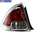 2008 Ford Fusion SE - Driver Side Halogen Tail Light, Without bulb(s), OE Replacement, CAPA Certified