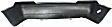Rear Primed Bumper Cover, Sedan, Except ST Model