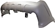 Rear Bumper Cover, Textured, Without Fender Flare Holes, Without Parking Aid Sensor Holes