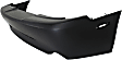 Rear Primed Bumper Cover, GT/GT Bullitt/Mach 1/SVT Cobra Models, 8 Cyl., 4.6L Engine, With Side Marker Holes, Without Parking Aid Sensor Holes