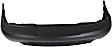 Rear Primed Bumper Cover, GT/GT Bullitt/Mach 1/SVT Cobra Models, 8 Cyl., 4.6L Engine, With Side Marker Holes, Without Parking Aid Sensor Holes