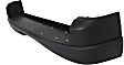 Rear Primed Bumper Cover, NBX/XLT Model, With Step Pad Provision, Without Parking Aid Sensor Holes