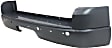 2002-2006 Ford Explorer - Rear Primed Bumper Cover, With Step Pad Provision and Parking Aid Sensor Holes