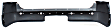 2002-2006 Ford Explorer - Rear Primed Bumper Cover, With Step Pad Provision and Parking Aid Sensor Holes