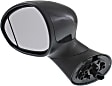 Driver Side Mirror, Power Adjust, Manual Folding, Heated, Paintable, No Signal Light, No Memory, No Puddle Light, No Auto-Dimming, With Blind Spot Glass, Type 1