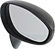 Passenger Side Mirror, Power Adjust, Manual Folding, Heated, Paintable, No Signal Light, No Memory, No Puddle Light, No Auto-Dimming, No Blind Spot Feature, Type 1