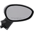 Passenger Side Mirror, Power Adjust, Manual Folding, Heated, Chrome, No Signal Light, No Memory, No Puddle Light, No Auto-Dimming, No Blind Spot Feature, Type 1