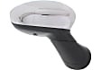 Passenger Side Mirror, Power Adjust, Manual Folding, Heated, Chrome, No Signal Light, No Memory, No Puddle Light, No Auto-Dimming, No Blind Spot Feature, Type 1