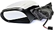 Driver Side Mirror, Power Adjust, Manual Folding, Heated, Chrome, No Signal Light, No Memory, No Puddle Light, No Auto-Dimming, No Blind Spot Feature