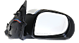 Passenger Side Mirror, Power Adjust, Manual Folding, Heated, Chrome, No Signal Light, No Memory, No Puddle Light, No Auto-Dimming, No Blind Spot Feature