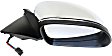 Passenger Side Mirror, Power Adjust, Manual Folding, Heated, Chrome, No Signal Light, No Memory, No Puddle Light, No Auto-Dimming, No Blind Spot Feature