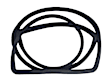 1962 Dodge Dart - Direct Fit Back Glass Weatherstrip, Sold Individually