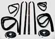 KD1002-10A Front, Driver and Passenger Side, Upper, Inner and Outer Weatherstrip Kit, Set of 10