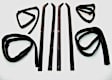KD1002A Front, Driver and Passenger Side, Upper, Inner and Outer Weatherstrip Kit, Set of 8