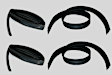 KD1018A Door Glass Weatherstrip - Set of 2