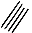 KD2077 Front, Driver and Passenger Side Weatherstrip Kit, Kit