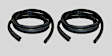 KD3002 Door Glass Weatherstrip - Set of 2