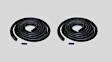 1976 Dodge Charger - Door Glass Weatherstrip - Set of 2