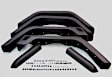 1997 Jeep Wrangler - Front and Rear, Driver and Passenger Side, Fender Flares, With Side Extensions, Black