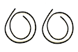 KF1039 Window Channel Weatherstrip Seal - Set of 2