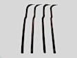 1962 Ford F-250 - Driver and Passenger Side, Inner and Outer Weatherstrip Kit