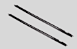KF2041 Driver and Passenger Side, Inner Weatherstrip Kit, Set of 2