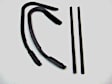 KF4907 Driver and Passenger Side Weatherstrip Kit, Set of 4