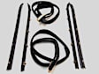 KG1008-6 Driver and Passenger Side, Upper, Inner and Outer Weatherstrip Kit, Set of 6