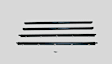 KG2006 Door Glass Weatherstrip - Set of 4