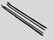 KG2017 Door Glass Weatherstrip - Set of 4