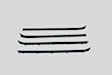 KG2030 Door Glass Weatherstrip - Set of 4