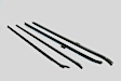 KG2059 Door Glass Weatherstrip - Set of 4