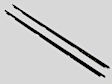 KG2063 Door Glass Weatherstrip - Set of 2