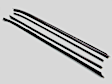 KG2096 Door Glass Weatherstrip - Set of 4