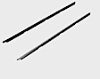 1977 Chevrolet Chevelle - Door Glass Weatherstrip - Set of 2