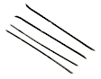KG2191 Door Glass Weatherstrip - Set of 4