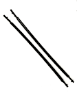 KT2014 Door Glass Weatherstrip - Set of 2