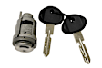 17690 Ignition Lock Cylinder with Key - Replaces OE Number 126-460-06-04