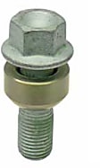 19656 Lug Bolt for Alloy Wheel (Silver) (45 mm) - Replaces OE Number 997-361-203-01