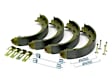 23197 Parking Brake Shoe Set - Replaces OE Number 163-420-22-20